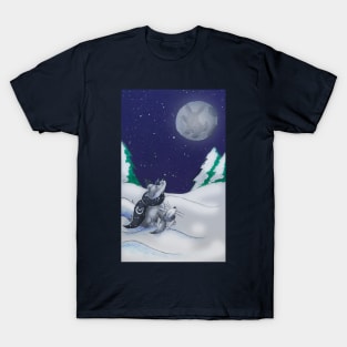 Moon Rabbit Night T-Shirt